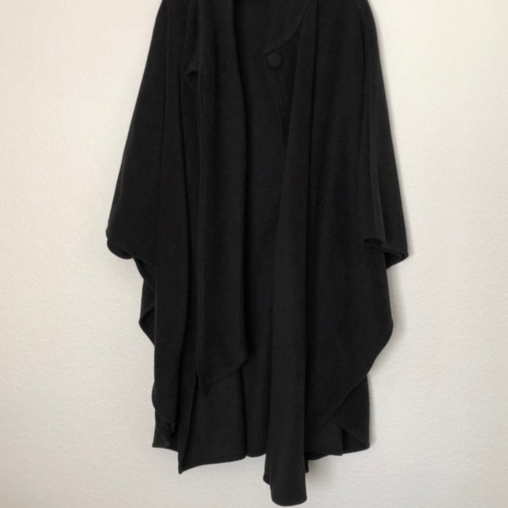 Worthington Fleece Blanket Poncho/Cape | One Size